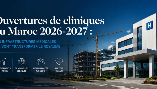 Ouvertures de cliniques au Maroc 2026-2027 : toutes les nouvelles infrastructures de santé à venir